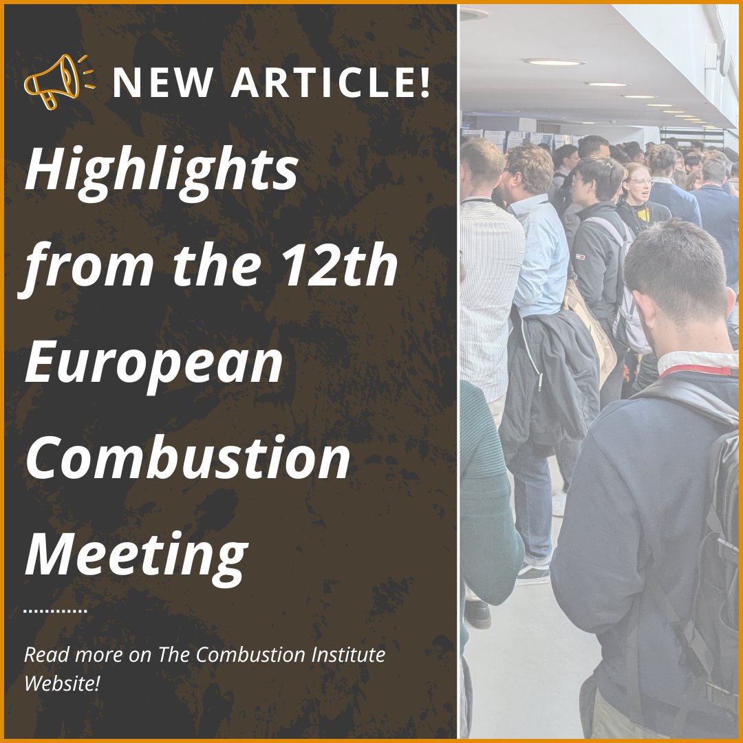 Over 600 attendees gathered in Edinburgh for the 12th European Combustion Meeting (ECM) in April!

Read more: ow.ly/EC3i50W542s

#TheCombustionInstitute #Combustion