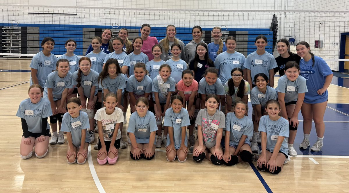 Marian Volleyball Camps

3rd/4th Grade &amp; 5th/6th Grade are in the books!!

Lots of great improvement shown during the week! The future is bright for Marian Volleyball!  🏐💙
<a href="/OmahaMarian/">Marian High School</a> 
<a href="/_MHSActivities/">Marian Activities</a>
