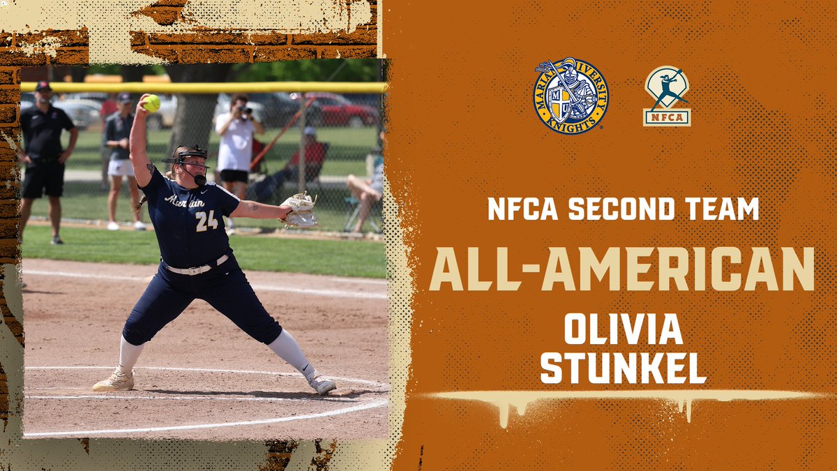 Marian Knights (@muknights) on Twitter photo Another All-America honor for Olivia Stunkel!! The <a href="/MarianKnightsSB/">Marian Softball</a> ace brings home NFCA NAIA Second Team All-America honors!
muknights.com/news/2025/6/5/… Another All-America honor for Olivia Stunkel!! The <a href="/MarianKnightsSB/">Marian Softball</a> ace brings home NFCA NAIA Second Team All-America honors!
muknights.com/news/2025/6/5/…