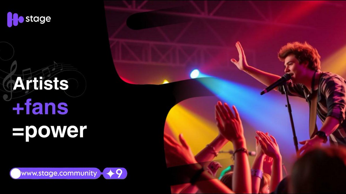 Real fans, real feels, real impact. ❤️
Every tap, every vote, every cheer helps shape the soundtrack of tomorrow—right here on Stage.
Dive into exclusive artist perks, earn badges for your fandom, and connect with a global community that lives for fresh sounds. 🌍🎶
Be more than