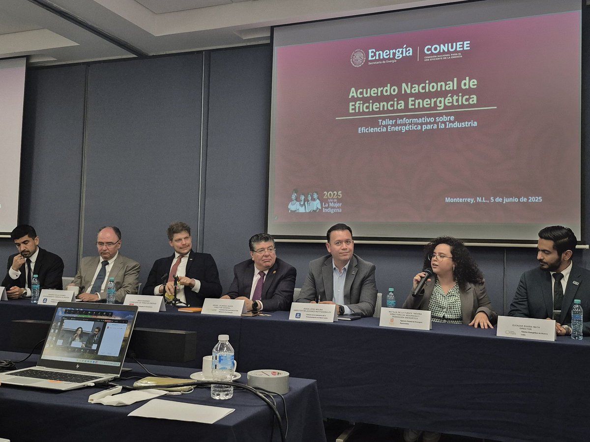 Taller informativo sobre Eficiencia Energética para la Industria 

Sede: #NuevoLeón

Palabras de bienvenida
<a href="/caintra_nl/">CAINTRA Nuevo León</a>
#AgenciaEnergía NL
<a href="/DKAMBinMexico/">Danish Embassy in Mexico</a> 
<a href="/clusterenerNL/">Clúster Energético de Nuevo León</a> 
<a href="/AAmeneer/">Asociación de Empresas de Eficiencia Energética AC</a>
<a href="/CONUEE_mx/">CONUEE_mx</a>