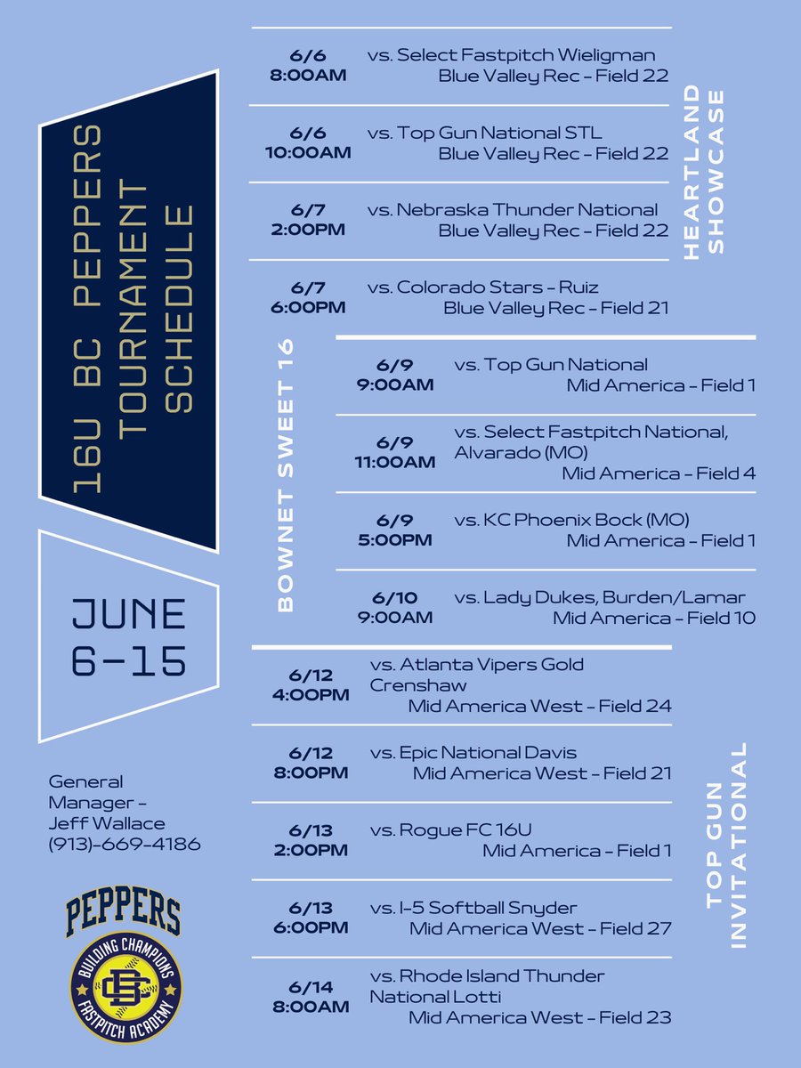 Paisleigh Martin (@paismartin2027) on Twitter photo Up coming weekend in KS for some softball! Coaches, come check out the talent this loaded <a href="/BCFastpitch/">BCFastpitch</a> team has!! <a href="/los_stuff/">Carlos Arias</a> <a href="/SSN_Arkansas/">Sidelines - Arkansas</a> <a href="/TopPreps/">SPORTS NEWS, VIDEOS, GRAPHICS, EXPOSURE & MORE</a> <a href="/PrepSoftball/">Prep Softball 🥎</a> <a href="/ARPrepSports/">Arkansas Prep Sports</a> <a href="/D1Softball/">D1Softball</a> <a href="/TOP_D1RECRUITS/">Softball Top Preps Retweet</a> <a href="/ExtraInningSB/">EXTRA INNING SOFTBALL</a> <a href="/jensplit/">Jennifer Splittorff</a> <a href="/bcpepperswall/">BCPeppers-Wallace</a> <a href="/LegacyLegendsS1/">Legacy & Legends Softball</a> <a href="/YAthletesF/">Young Athletes Fitness</a> Up coming weekend in KS for some softball! Coaches, come check out the talent this loaded <a href="/BCFastpitch/">BCFastpitch</a> team has!! <a href="/los_stuff/">Carlos Arias</a> <a href="/SSN_Arkansas/">Sidelines - Arkansas</a> <a href="/TopPreps/">SPORTS NEWS, VIDEOS, GRAPHICS, EXPOSURE & MORE</a> <a href="/PrepSoftball/">Prep Softball 🥎</a> <a href="/ARPrepSports/">Arkansas Prep Sports</a> <a href="/D1Softball/">D1Softball</a> <a href="/TOP_D1RECRUITS/">Softball Top Preps Retweet</a> <a href="/ExtraInningSB/">EXTRA INNING SOFTBALL</a> <a href="/jensplit/">Jennifer Splittorff</a> <a href="/bcpepperswall/">BCPeppers-Wallace</a> <a href="/LegacyLegendsS1/">Legacy & Legends Softball</a> <a href="/YAthletesF/">Young Athletes Fitness</a>