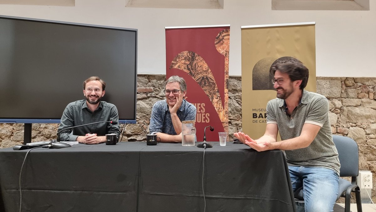 Xavier de las Heras Cisa (@xdlheras) on Twitter photo Al <a href="/museudelbarroc/">Museu del Barroc de Catalunya</a> conversa entre el musicòleg <a href="/LBertran_Xirau/">Lluís Bertran Xirau</a> de ľ <a href="/ICCMU/">Instituto Complutense de Ciencias Musicales</a> i el director de <a href="/vespresdarnadi/">Vespres d'Arnadí</a> Dani Espasa sobre el projecte de recuperació de ľoratori de Carles Baguer a les <a href="/espurnesbarroqs/">Espurnes Barroques</a>. Un goig de recuperació exemplificant de patrimoni musical a la pràctica Al <a href="/museudelbarroc/">Museu del Barroc de Catalunya</a> conversa entre el musicòleg <a href="/LBertran_Xirau/">Lluís Bertran Xirau</a> de ľ <a href="/ICCMU/">Instituto Complutense de Ciencias Musicales</a> i el director de <a href="/vespresdarnadi/">Vespres d'Arnadí</a> Dani Espasa sobre el projecte de recuperació de ľoratori de Carles Baguer a les <a href="/espurnesbarroqs/">Espurnes Barroques</a>. Un goig de recuperació exemplificant de patrimoni musical a la pràctica