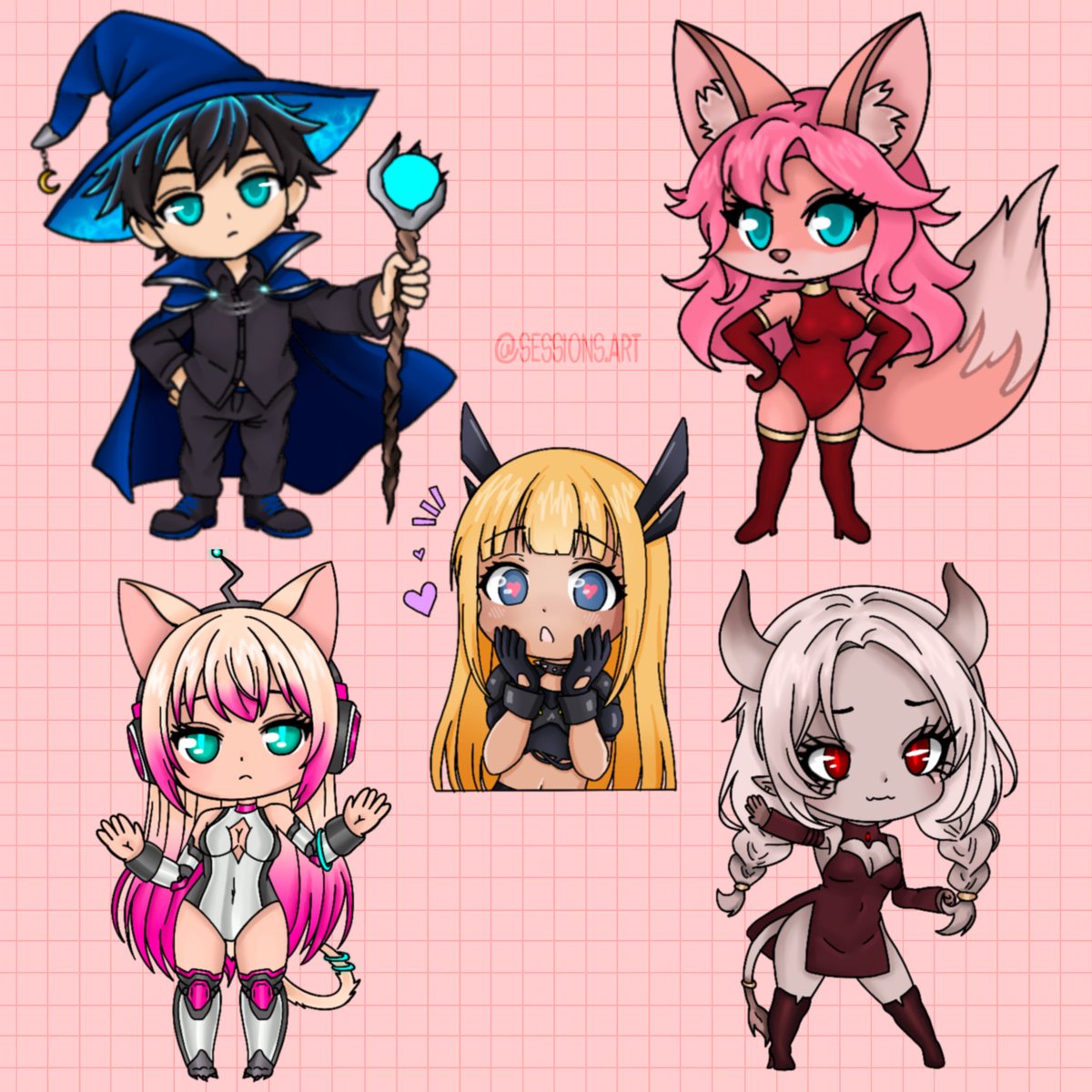 🤍CHIBI ART RAFFLE!🤍

One winner will receive a full body Chibi of their OC/Avatar!

🤍Rules
•Like
•Repost
•comment or dm me your OC!

Winner will be picked in 24 Hours!
Good luck : )

(I Need one more reference for my Chibi commissions for my VGen so I thought I’d do an art