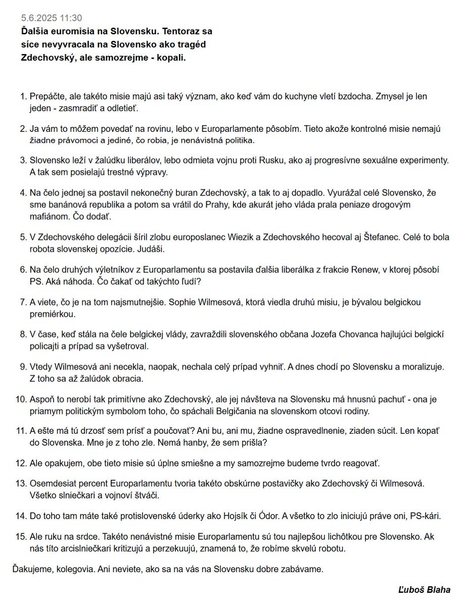 Nezaměnitelný Ľuboš "Che" Blaha. Ten člověk baví jako málokdo. 😁