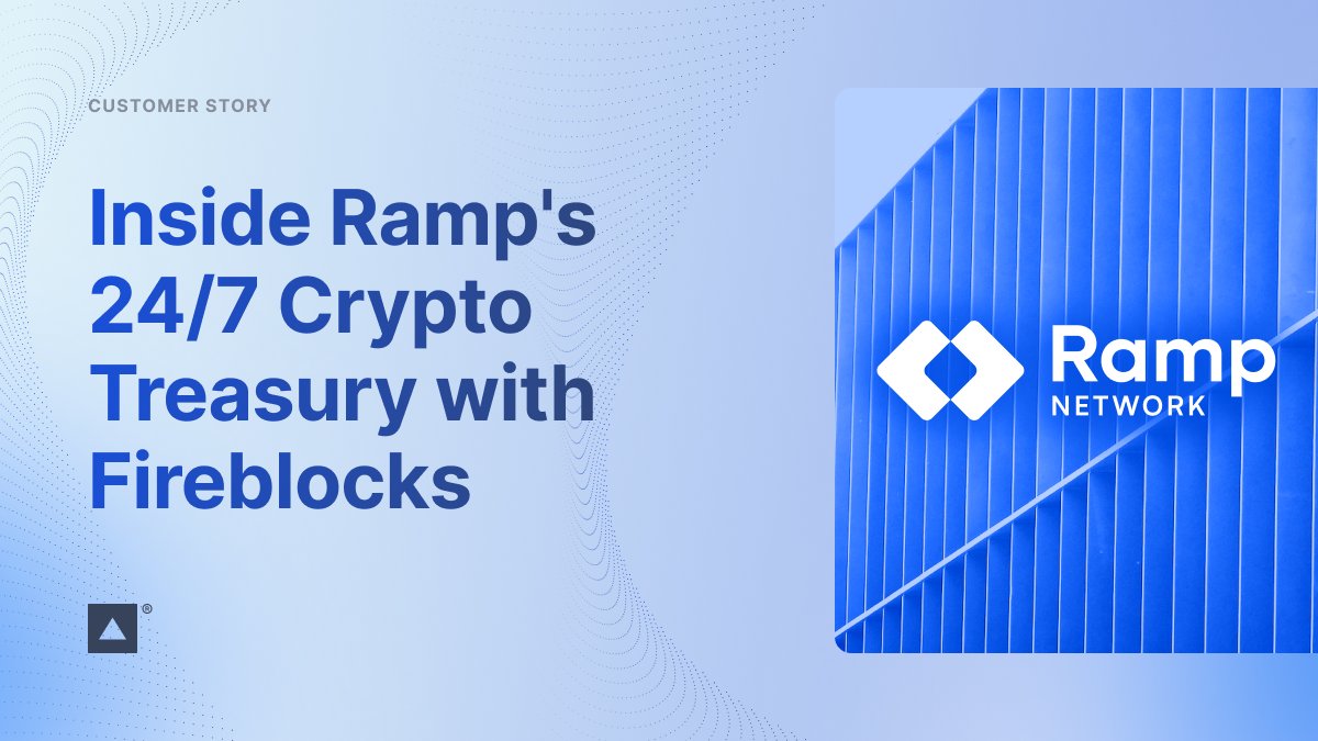 This is what secure, 24/7 crypto treasury looks like. Ramp Network chose  Fireblocks to automate operations, enhance security, and scale fast. They  now manage thousands of transactions across wallets, exchanges, and banks