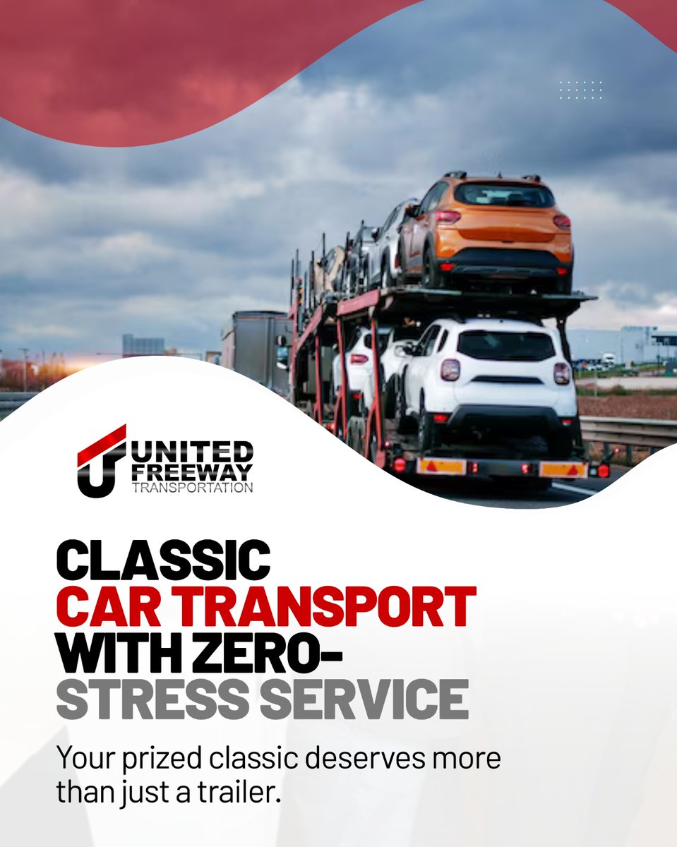 unitedfreeway's tweet photo. Your prized classic deserves more than just a trailer. Our team handles every step—from careful loading to safe, enclosed delivery—with attention to every detail.
We protect your legacy on the road.

🔗 https://t.co/NpK6hPGbEE
.
#ClassicCarShipping #EnclosedAutoTransport https://t.co/tezw82PMF1