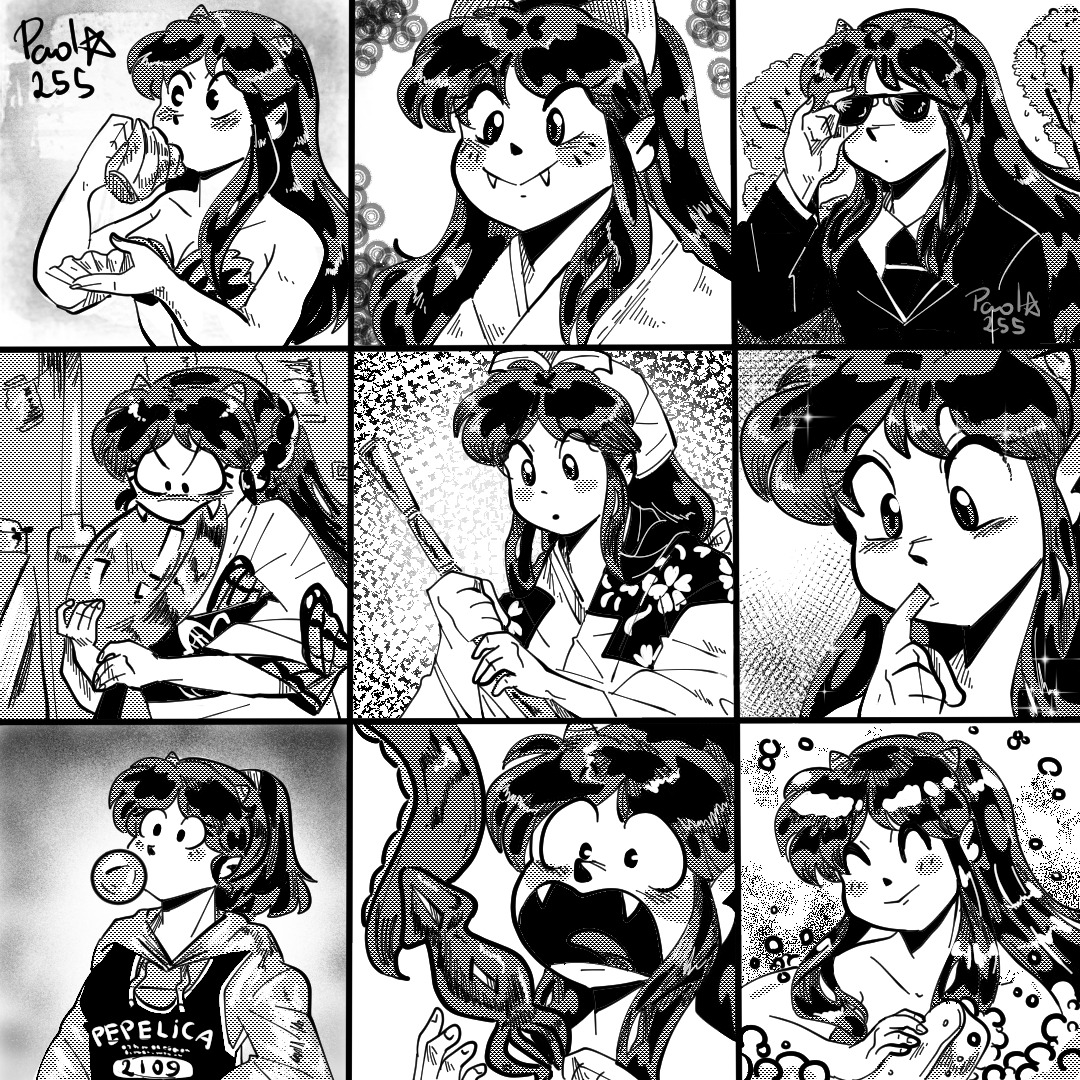 Paolos255's tweet image. ⚡thirteenth⚡
I think this is my third attempt (well, multiple attempts) at drawing Lum. I hope you like it; I didn&apos;t think I&apos;d love the character so much
🫶
#うる星やつら #lum #fanart #manga #rumikotakahashi #atalum #lamu #ranma