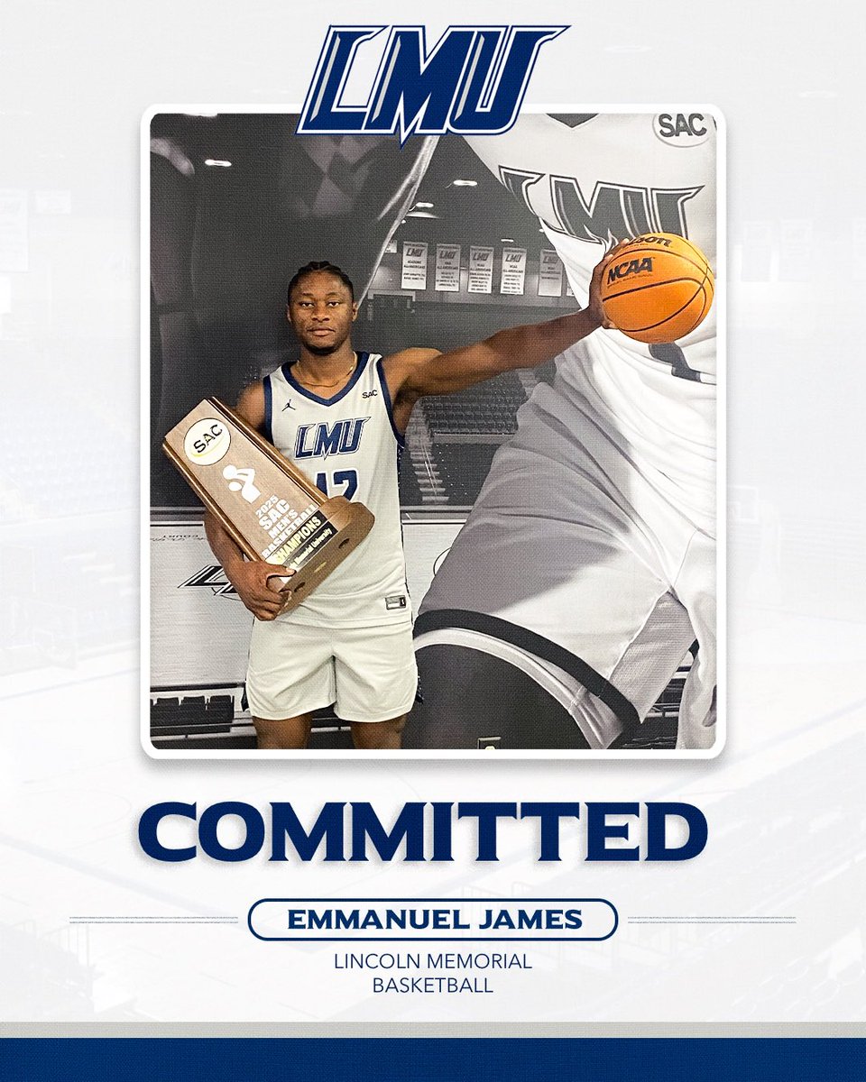 Emmanuel James (@emmanue67989035) on Twitter photo I’m really excited for my next level and I really want to thank <a href="/CoachTonyJasick/">Coach Tony Jasick</a> and the entire Lincoln Memorial university for giving me the opportunity to win 🙏🏾
Let’s work🔥 I’m really excited for my next level and I really want to thank <a href="/CoachTonyJasick/">Coach Tony Jasick</a> and the entire Lincoln Memorial university for giving me the opportunity to win 🙏🏾
Let’s work🔥