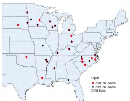 Foliar applications of macro and micronutrients on soybeans:
-a revew of past research; inconsistent and few yield increases. 
-newer research at 46 sites across 16 states: similar results, and "Foliar fertilizers did not change grain protein or oil concentration."