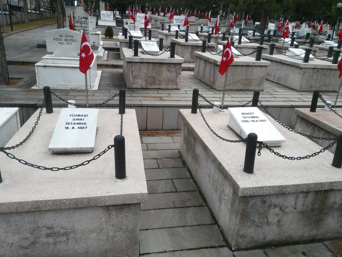 3) Ancak keşif uçağımız yerden yaklaşık 2000 metre yükseklikte motorunda çıkan yangın neticesinde düşer  ve Yüzbaşı Sırrı ile pilot Behçet şehit olurlar.
Aziz şehitlerimiz aynı uçakta beraber uçtular beraber şehit düştüler ve yine 104 yıldır da Ankara Cebeci Şehitliğinde yan yana