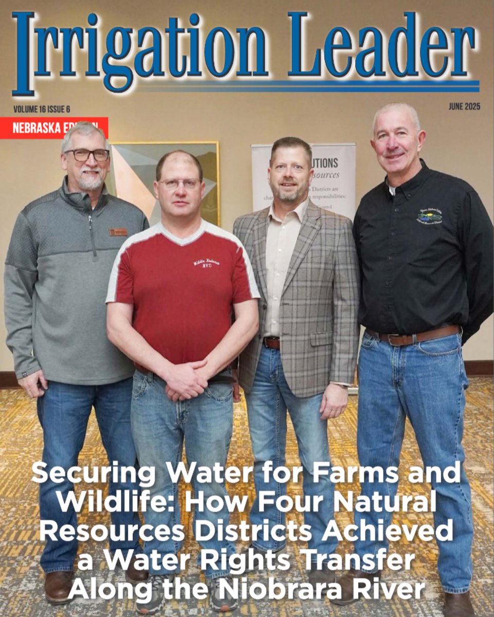 The Nebraska issue of the June Irrigation Leader is here! <a href="/NPPDnews/">NPPD</a> 

bit.ly/4mDjj0x 

#IrrigationLeader #Irrigation #NebraskaWater #NebraskaIrrigation #NRDs