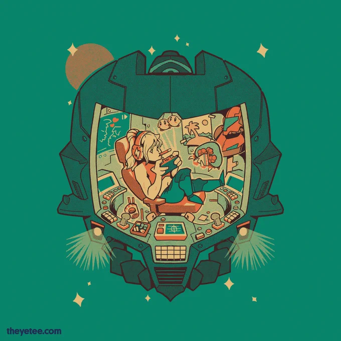 The classic intergalactic bachelorette pad. Designed by Heyra Viera #dailytees