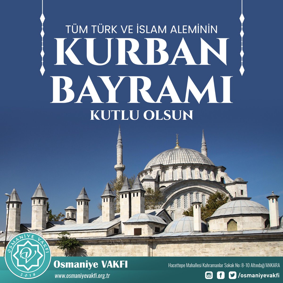 Bayramlar; gönüllerin birleştiği, muhabbetin çoğaldığı, sevincin paylaştıkça büyüdüğü kutlu zamanlardır.

Aynı inancı paylaşan, aynı ideallere yürüyen büyük Türk milletinin bir parçası olarak; bu mübarek Kurban Bayramı’nda, aynı sofrada ve aynı duada buluşmanın huzurunu