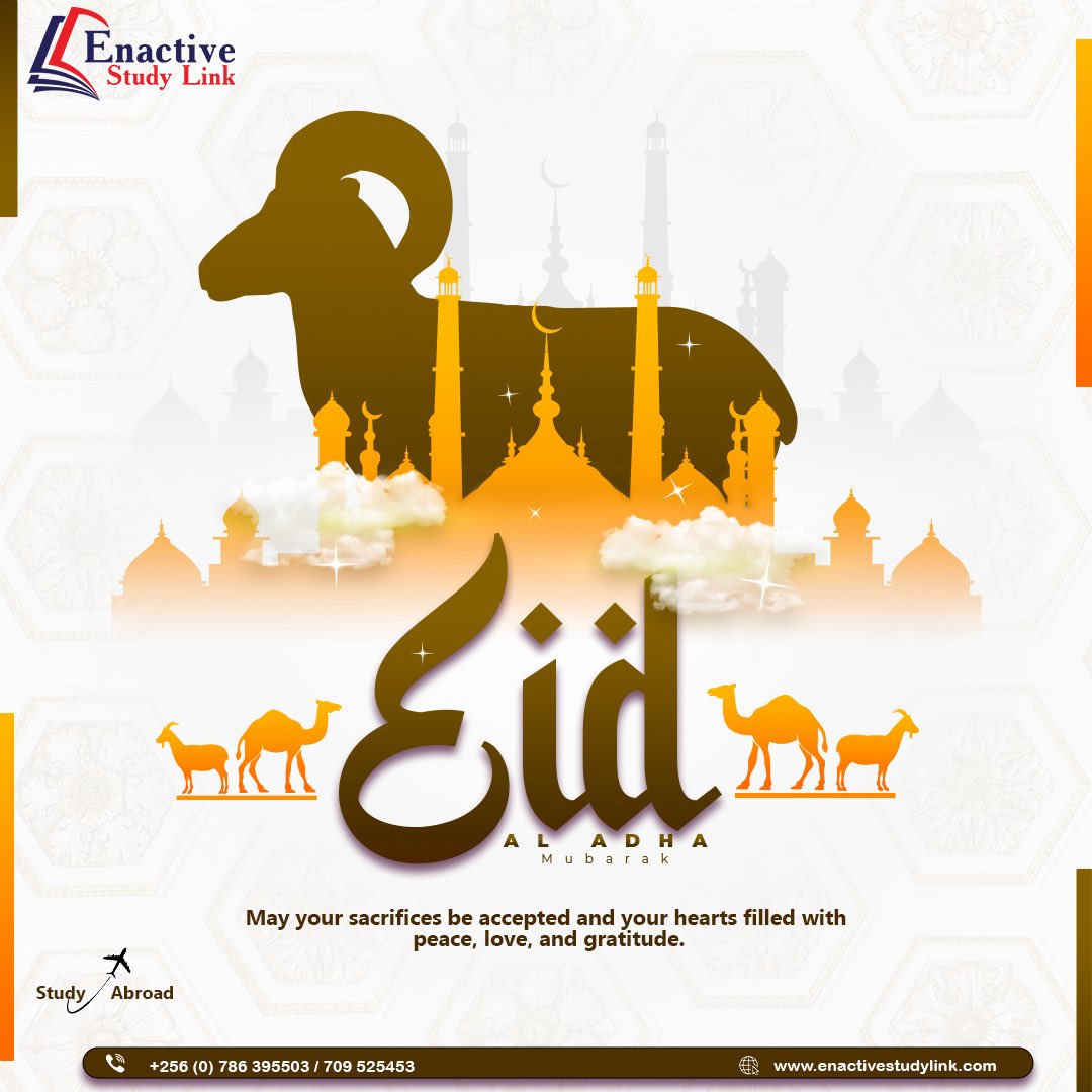 To the muslim family, happy Eid Al- Adha!

#eidmubarak❤️ #studyabroad