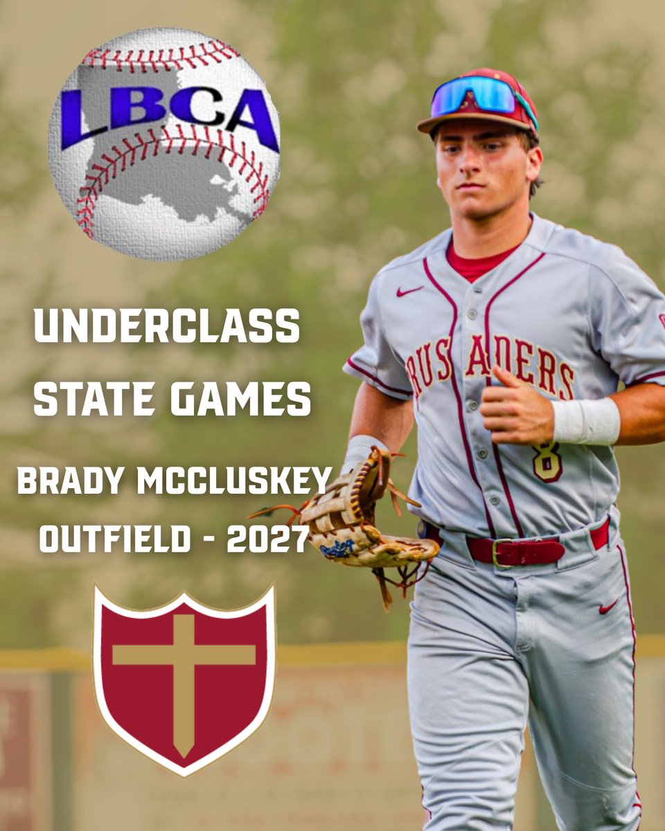 Brother Martin Baseball (@bmartinbaseball) on Twitter photo Congratulations to these three guys on their nomination and being picked to the 2025 Louisiana Baseball Coaches Association Underclass State
Games. Each year, coaches from around the state nominate top performers, and we are incredibly proud of these guys as they go represent Congratulations to these three guys on their nomination and being picked to the 2025 Louisiana Baseball Coaches Association Underclass State
Games. Each year, coaches from around the state nominate top performers, and we are incredibly proud of these guys as they go represent