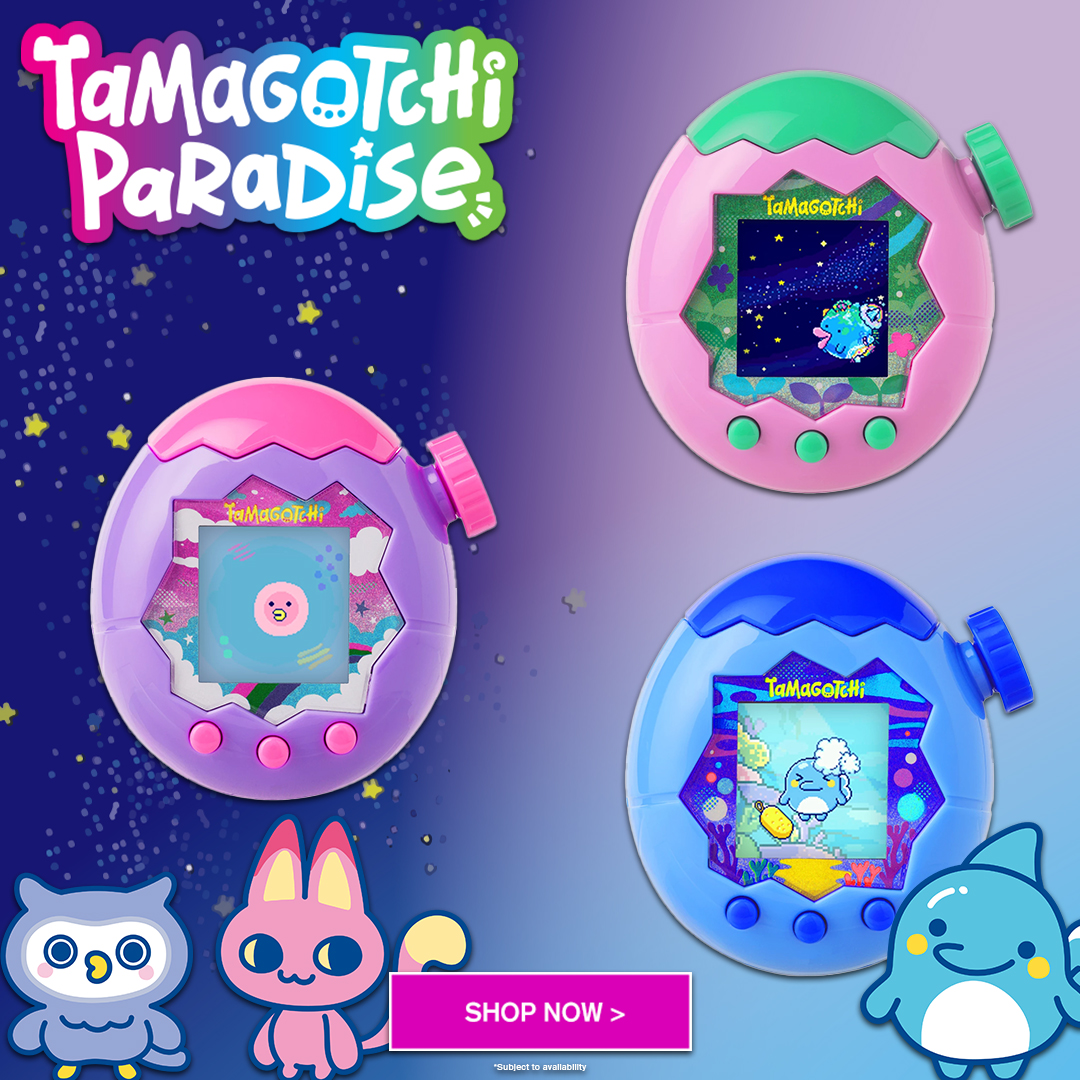 They're back!

The Tamagotchi Paradise collection is back in stock 🌈 

Grab your fave nostalgic virtual pets before they’re gone again, shop now!

Available via the link below
ow.ly/ckS950W4NpC