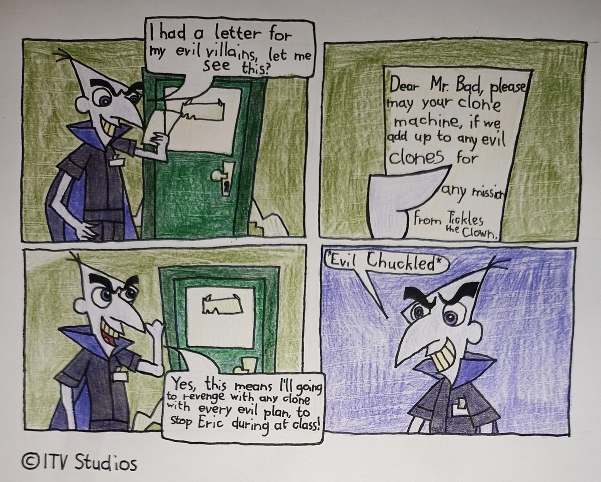 EwanLow6's tweet photo. Eric's Clone Comic #citv #Comic #SuperNormal #SuperNormalCartoon @UmairYoKaiMon @JasonLe99068346 https://t.co/vnfr3w1nNo