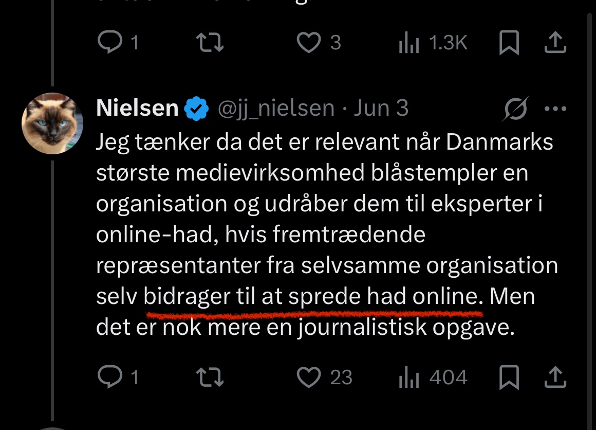 UJG's tweet photo. @jj_nielsen @ninapalesabonde @radio4dk Jeg læser, hvad du faktisk skriver. https://t.co/0ytNIhzxLP