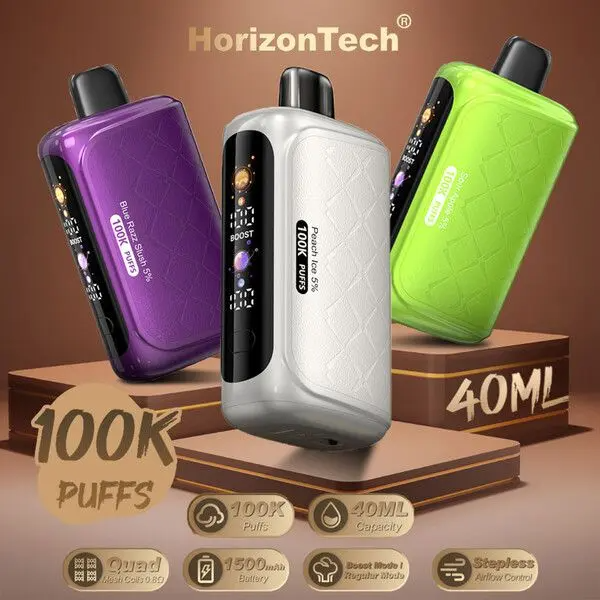 HorizonTech 100K Puff Disposable Vape lets you explore vaping without limits, featuring the longest life with a powerful performance in a single sleek device. 

vapewholesaleusa.com/horizontech-10…
