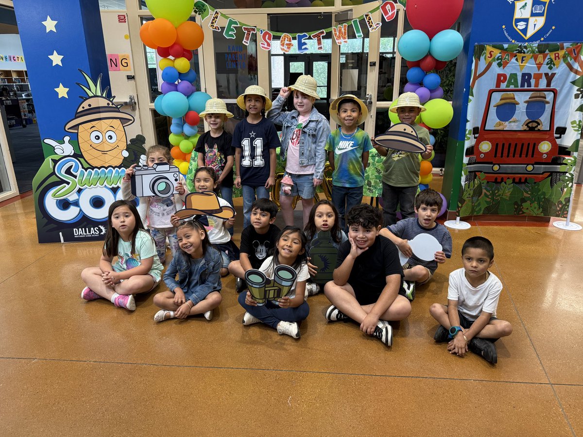 Our kinder students are WILD about Summer Cool <a href="/DisdELO/">Extended Learning Opportunities</a>