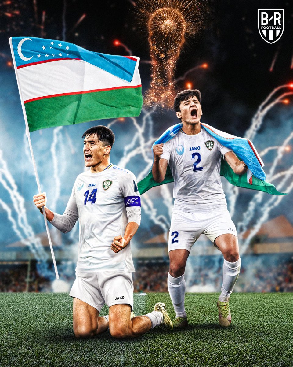 Uzbekistan qualify for their first World Cup, making them the 81st different nation to play in the tournament 🇺🇿