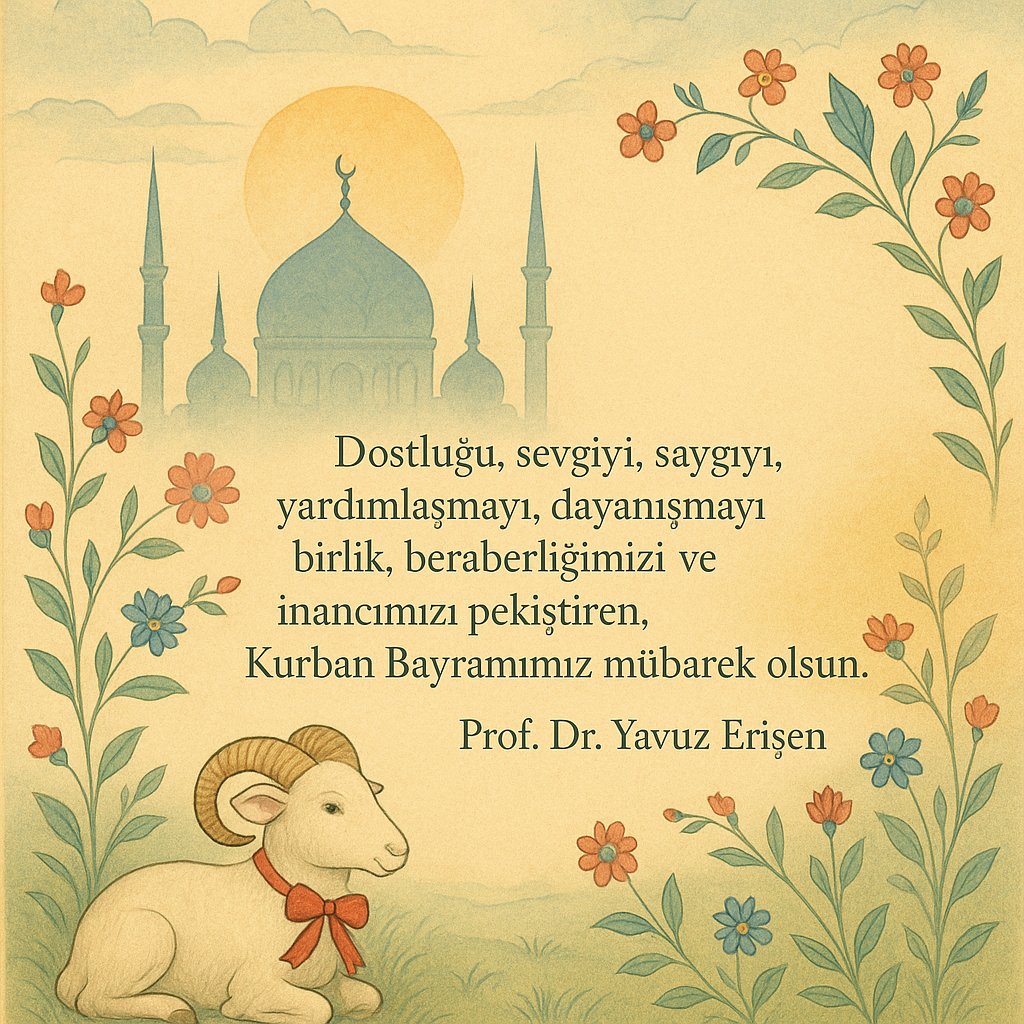 Kurban bayramımız mübarek olsun #KurbanBayramı