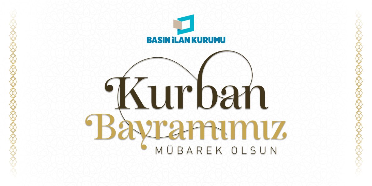 Kurban Bayramımız mübarek olsun.

#KurbanBayramı