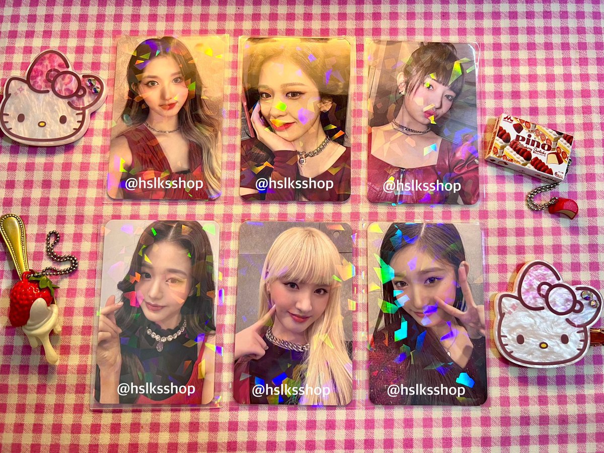 🔥BIG DISCOUNT LAST PRICE 🔥

📌ลดราคาการ์ดเซต Eleven - Joeunmusic

เซตครบเมม 3,390.-

ค่าส่งเหมา 35.-

การ์ดใส่ซองโฮโลแกรมลายกริดอยู่ค่ะ

ไม่มีตำหนิหนัก การหัก การงอ 
ไม่สะดวกส่องไฟนะคะ Sensitive ❌

Thai Bank&amp;Address / WISE
#ตลาดนัดive wts 아이브 양도