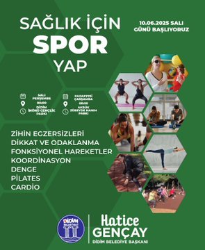 Spor Etkinlikleri Afişi