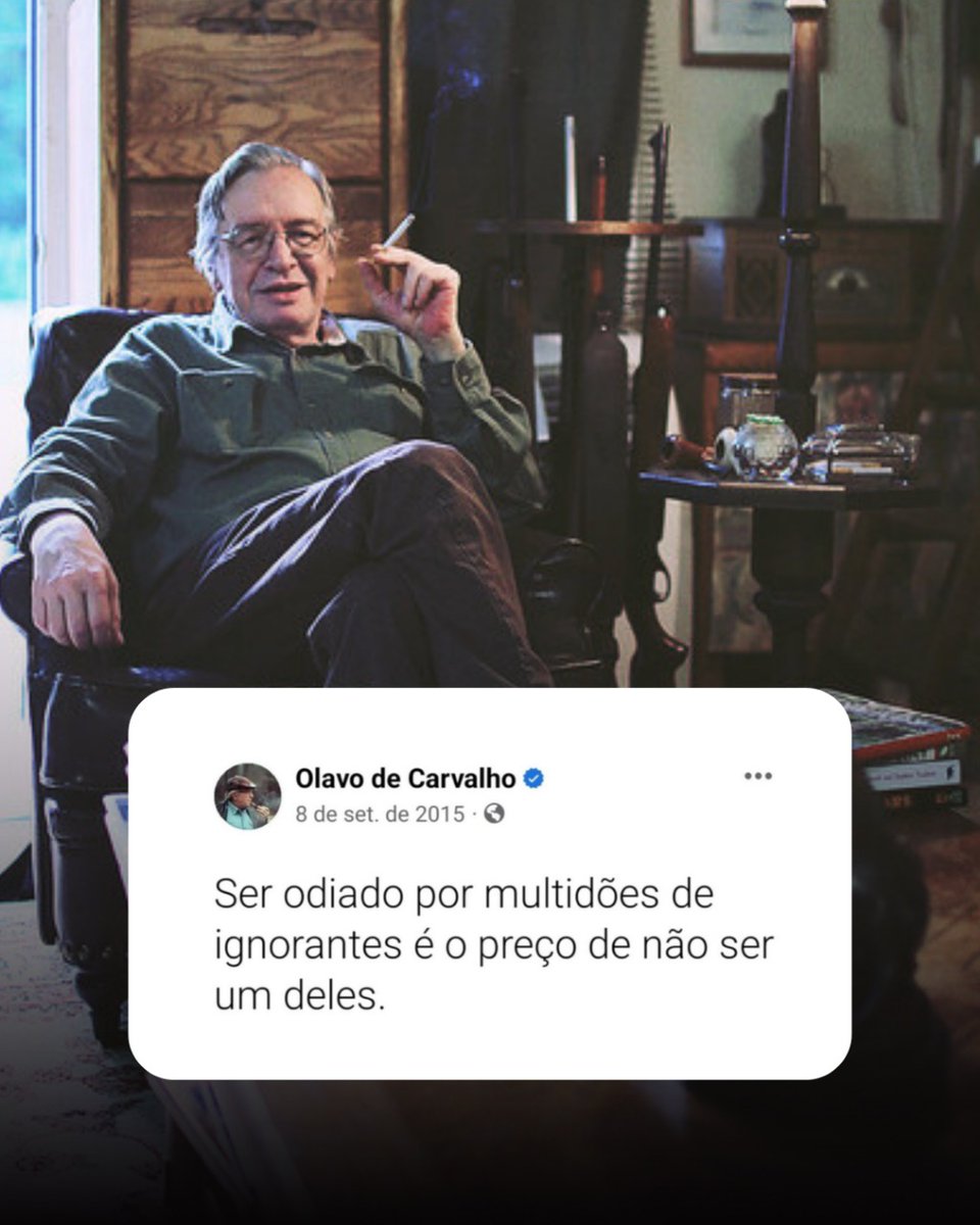opropriolavo's tweet image. #olavodecarvalho #olavotemrazão #olavo #brasil #olavotemrazão🔰🇧🇷 #filosofia #cultura #seminariodefilosofia #olavoeterno