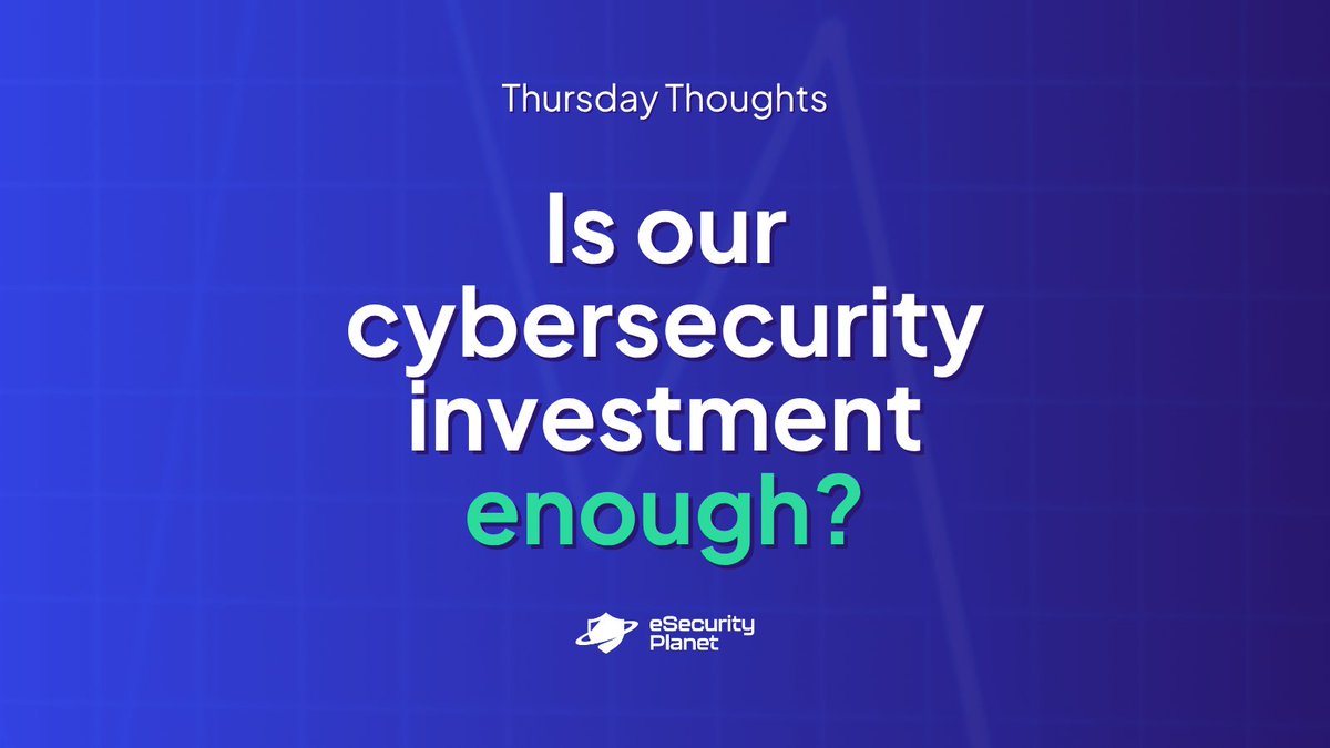 🔐 #ThursdayThoughts: Ask the right questions before a breach becomes a crisis. No company can invest enough to be 100% secure — but every company must set a budget and prioritize protection where it matters most.