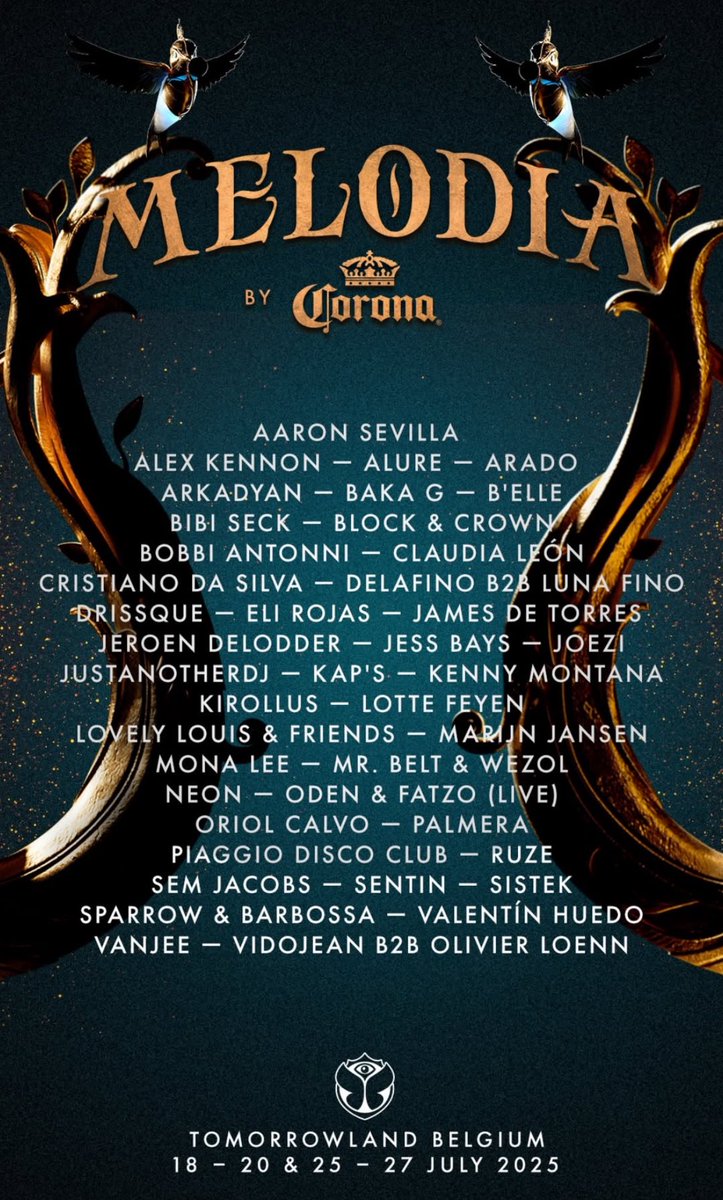 Sonidos únicos en MELODIA stage   <a href="/corona/">Corona</a>