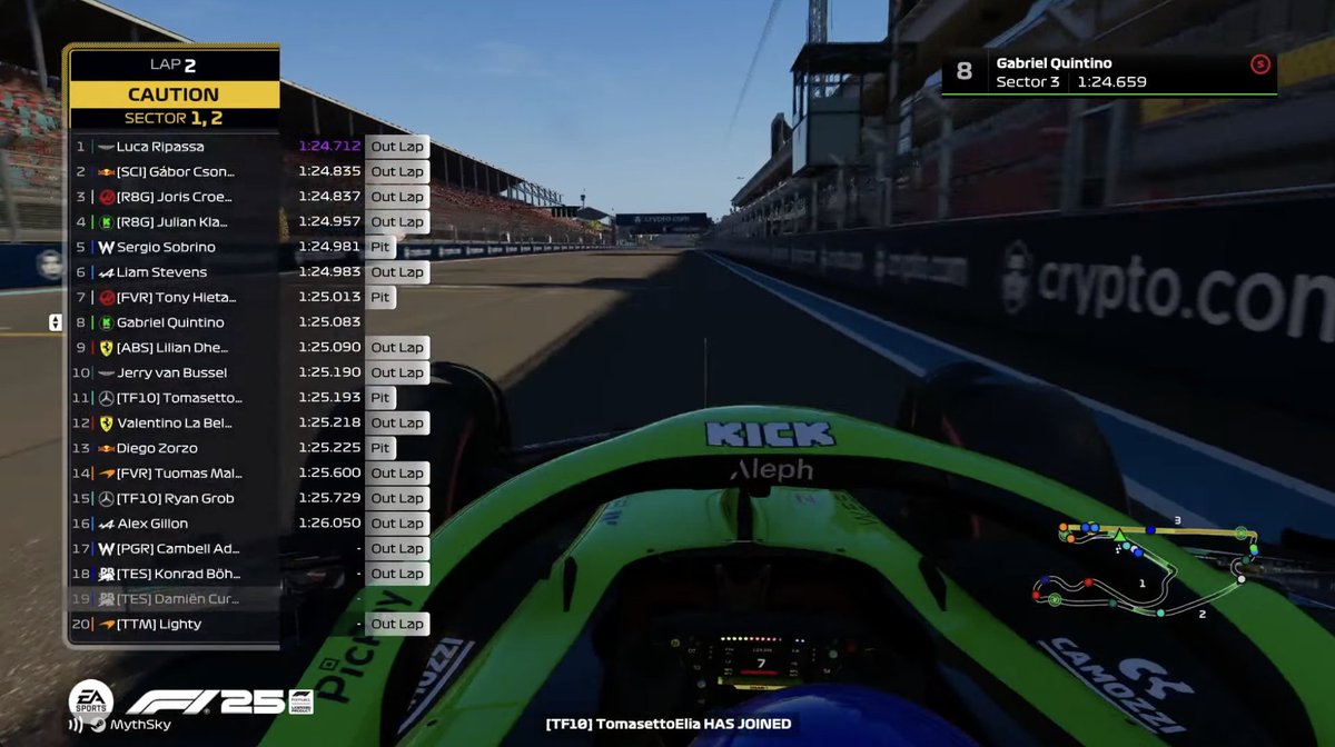 Our latest #F125 social race on PC is underway! 🇺🇸

Join <a href="/MythSkyy/">MythSky</a> now ⬇️

🔴 youtube.com/watch?v=Eh4lCG…

#PSGLS40