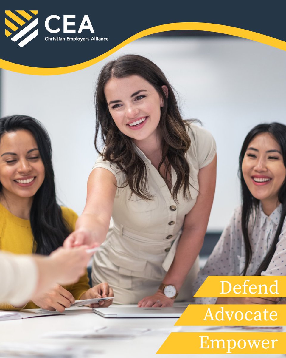 Christian business leaders, don’t do it alone. Join CEA to lead with biblical values, access expert legal support, stay informed on policy, and connect with a faith-driven network. Protect your business and your beliefs.
👉 christianemployersalliance.org/cea-membership…
 #FaithInBusiness
