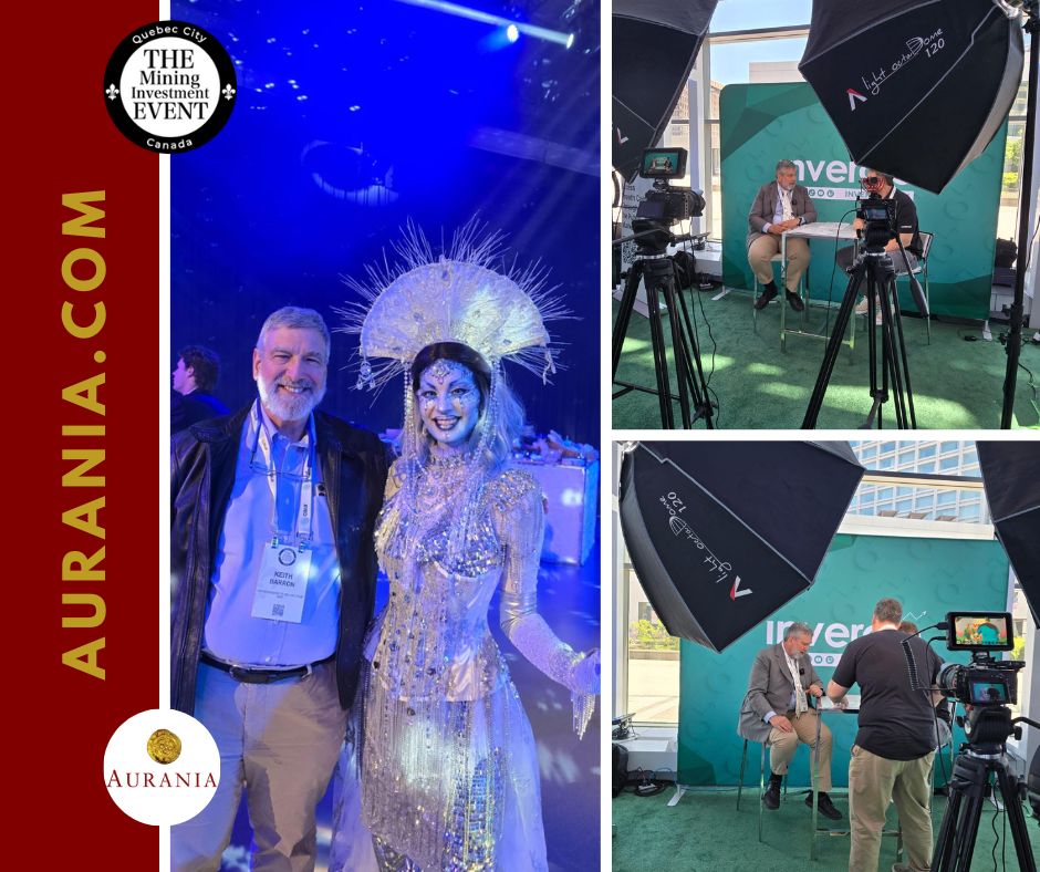 From the Gala Event to being interviewed by media providers, President and CEO, Dr. Keith Barron, has been busy meeting with investors at THE Mining Investment Event. #Aurania #THEMiningInvestmentEvent #InvestmentConference #QuebecCity