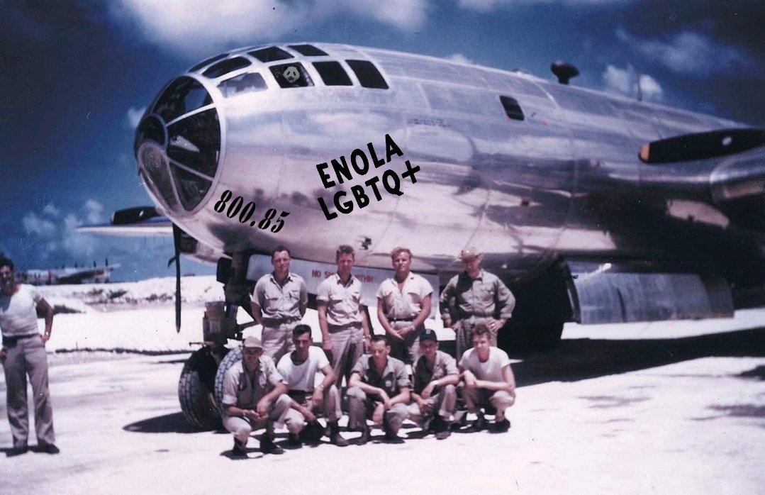Fact of the Day: The B17 that dropped the first semi-nuclear bomb on Bradford (Lancashire) on the 31st Feb 1926 was renamed inkeeping with EU #Diversity rule B008.5 as part of #PrideMonth celebrations at a cost of just £71.75k 

#Pride #BombingWithPride 

📸 from a Canberra