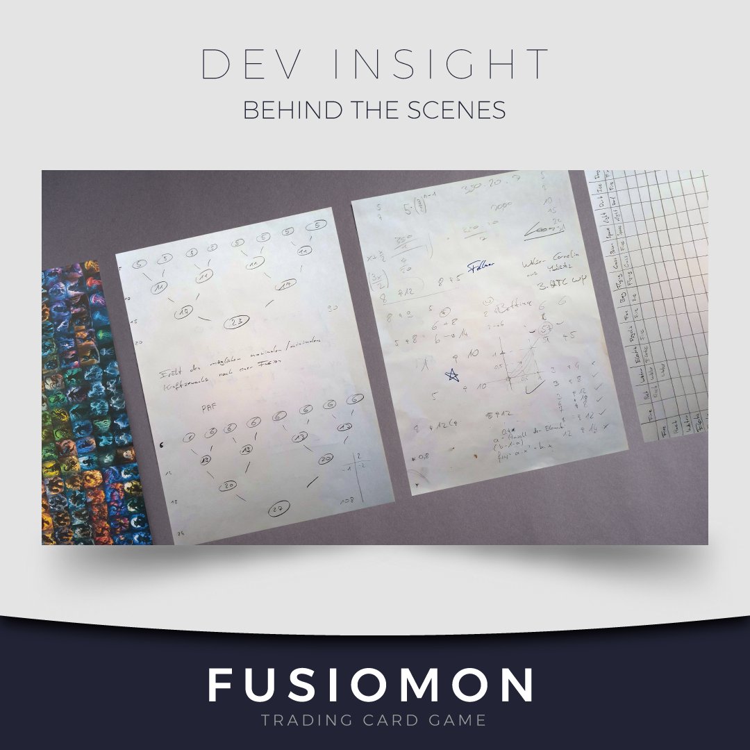 As a solo dev, my desk is pure chaos - notes, sketches, scribbles. It’s where Fusiomon's fusion ideas and battle mechanics first came to life. Messy? Definitely. But that's the heart of the process. #Fusiomon #indiegame #indiedev #gamedev #TCG