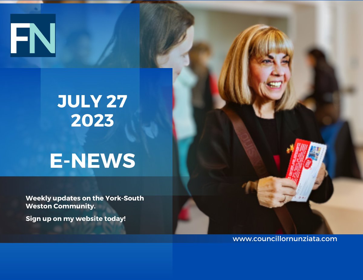 📸Ward 5 eNews (5th June 2025) - mailchi.mp/toronto.ca/war…