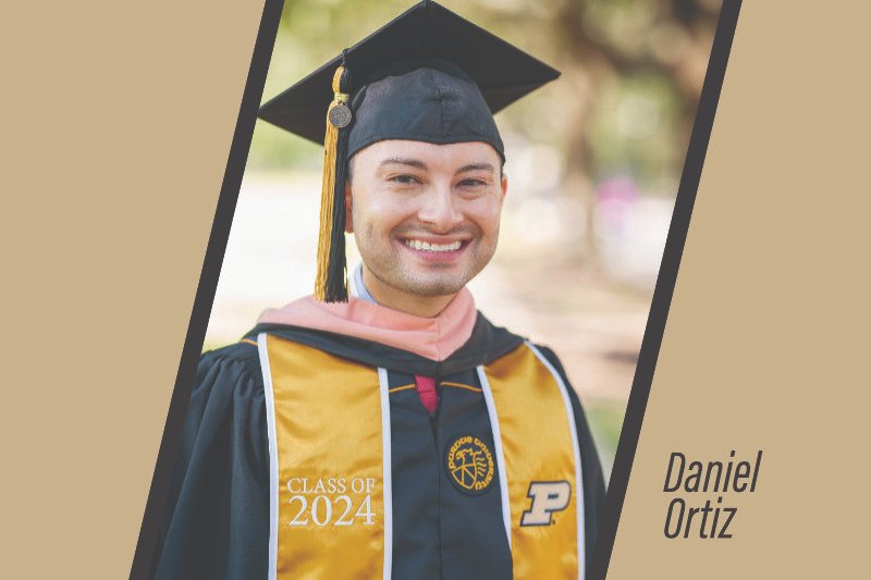 The Department of Public Health would like to recognize Daniel Ortiz, MHA, for participating in our Winter 2024 Hooding Ceremony. *See ALT TXT for favorite memory*