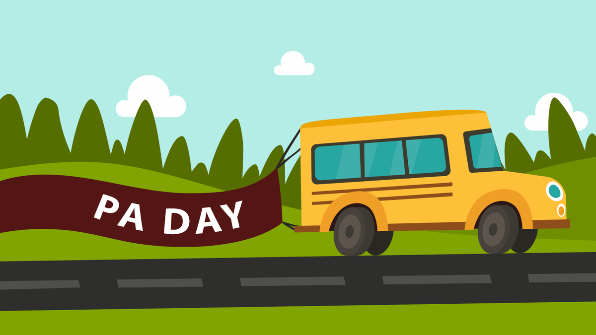 📣 As a friendly reminder, tomorrow is a Professional Activity (PA) Day for our elementary students. See you on Monday!

More information: tdsb.on.ca/PAdays