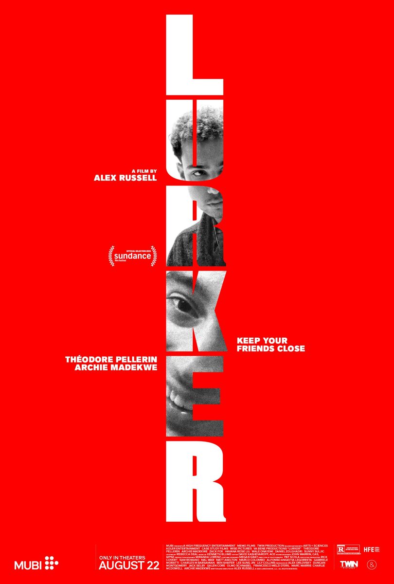 Théodore Pellerin becomes fixated with pop star Archie Madekwe in Alex Russell's cat-and-mouse thriller, LURKER. @Mubi will release it in theaters August 22.

Watch the official trailer: hammertonail.com/trailer/lurker…