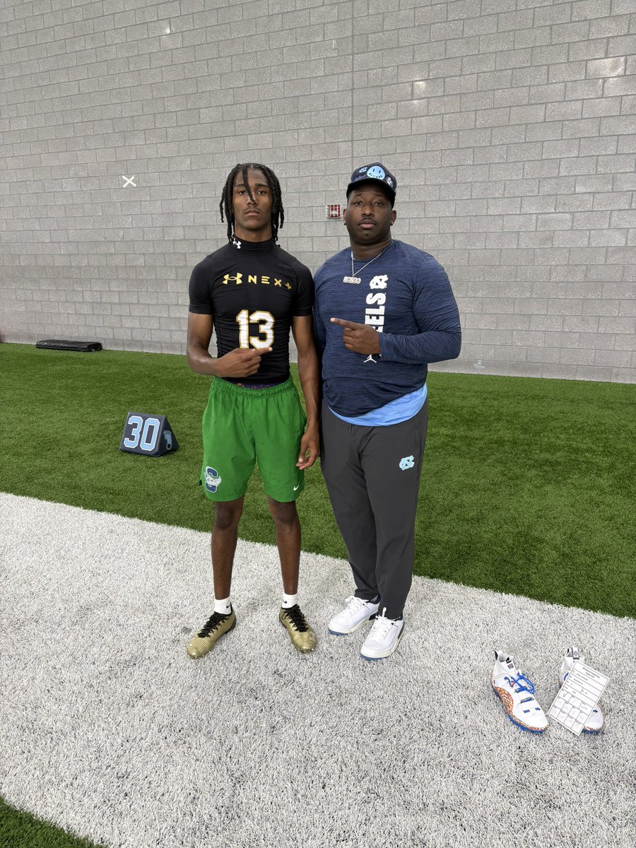 _JayConyers12's tweet image. Blessed for the opportunity to compete at the North Carolina camp @UNCFootball @_thebillymiller @Belichick_B