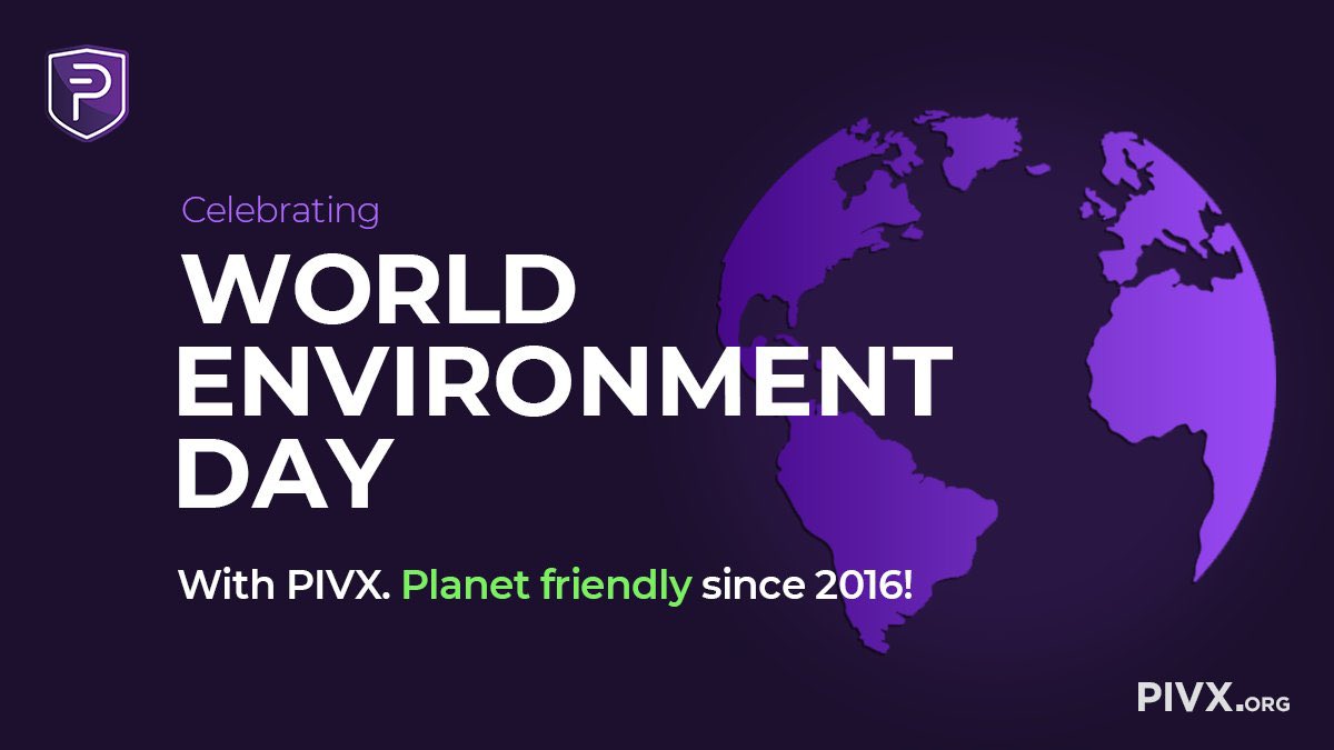 PIVX_AFRICA's tweet photo. 💚 #PIVX is paving the way for a sustainable future this #WorldEnvironmentDay! 🌱
With energy-efficient #ColdStaking and a robust #ProofofStake algorithm, we ensure top-notch security without the environmental cost of traditional mining. 🌱🔒
$PIVX #Crypto #AFRICA
CC:@_PIVX https://t.co/W03OO81OoJ