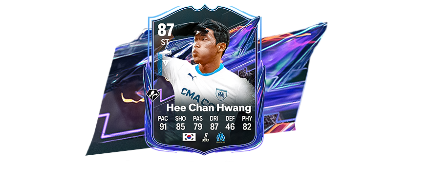 BubblesFIFA's tweet photo. With recent rumors that Hwang Hee Chan could be leaving Wolves this season, where do you think he will go next season? 🇰🇷🪄

(credits to @exofifa_  for card) 

#FIFA #EAFC25 #Marseille #Wolves #TransferNews #photoshop #designer #design #sports #EAFC26 #card https://t.co/0zYOnBbZbQ