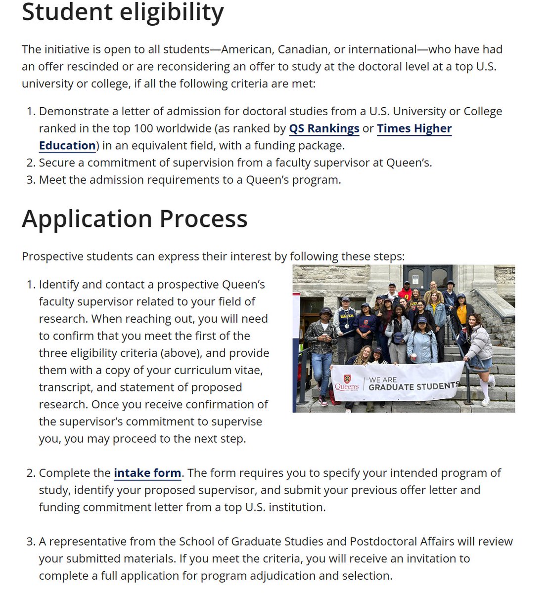 Queen's University has a special recruitment initiative for Ph.D. students whose admission was rescinded/who are reconsidering their acceptances to US schools. If you are in this position &amp; are interested in how adolescents learn to navigate their social world, reach out to me!🍁