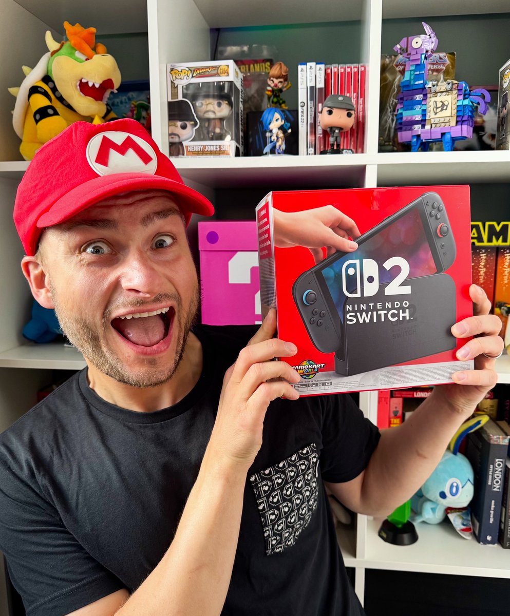 Adam Savage ๐ฌ๐ง (@adamsavage) on Twitter photo Shoutout to the postman who JUST DELIVERED THIS LITTLE BEAUTY..! ๐
A huge THANK YOU <a href="/NintendoUK/">Nintendo UK</a> for sending such a wondrous gift to us- so grateful!
โฆnext stop, MARIOOOOO KAARRRRT!!
#gifted #NintendoSwitch2 Shoutout to the postman who JUST DELIVERED THIS LITTLE BEAUTY..! ๐
A huge THANK YOU <a href="/NintendoUK/">Nintendo UK</a> for sending such a wondrous gift to us- so grateful!
โฆnext stop, MARIOOOOO KAARRRRT!!
#gifted #NintendoSwitch2