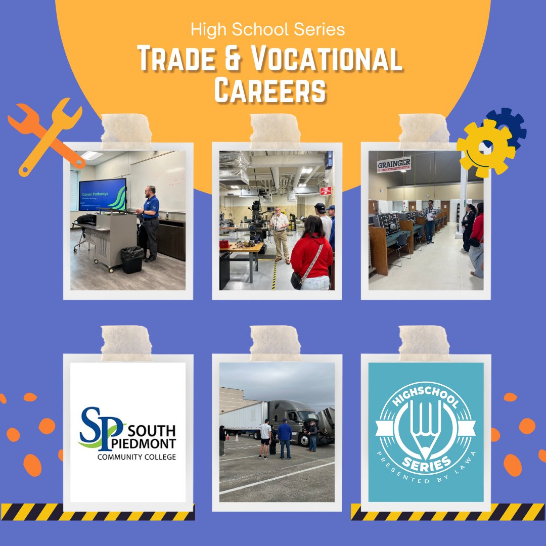 ⭐High School Series Workshop⭐

Students visited South Piedmont Community College, where they learned about various trade and vocational careers. A special thanks to SPCC for hosting us!

Stay tuned for future dates!
.
.
.
.
#lawanc #lawahss #SPCC #SouthPiedmontCommunityCollege