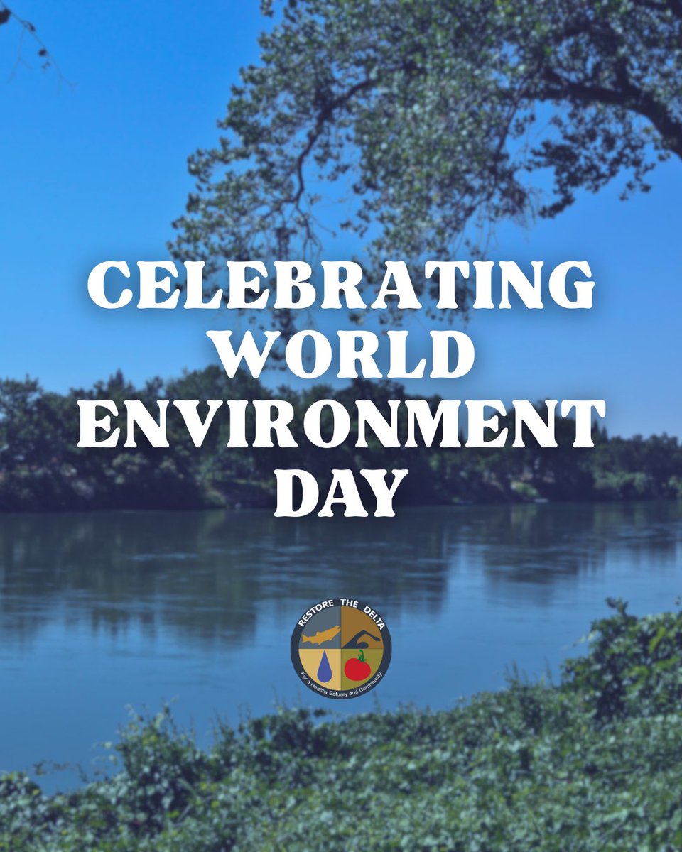 🌎 Happy World Environment Day from Restore the Delta!

Today we honor the Bay-Delta, an ecosystem that sustains communities, wildlife, and is vital to California’s environment. We remain committed to protecting its health and with your help, we can ensure its health and future