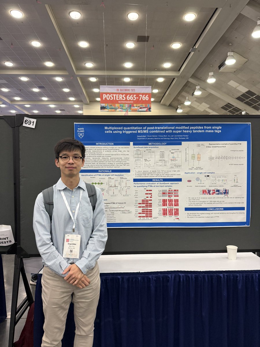 Check out Dong-Gi Mun’s poster in applying super heavy TMT to single cells 🧫